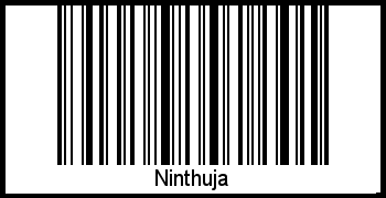 Ninthuja als Barcode und QR-Code