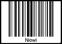 Interpretation von Niowi als Barcode