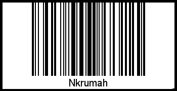 Barcode-Grafik von Nkrumah