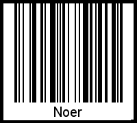 Interpretation von Noer als Barcode