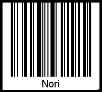 Interpretation von Nori als Barcode
