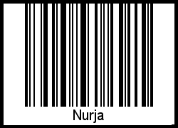Interpretation von Nurja als Barcode