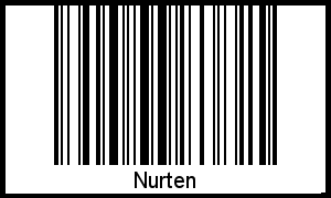 Interpretation von Nurten als Barcode