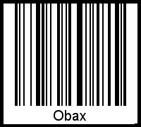 Barcode-Foto von Obax