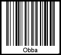 Barcode-Grafik von Obba