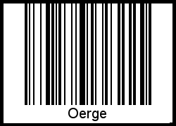 Barcode-Grafik von Oerge