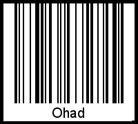 Interpretation von Ohad als Barcode