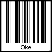 Barcode-Grafik von Oke