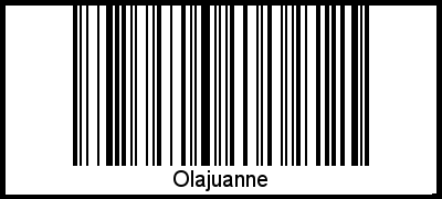 Interpretation von Olajuanne als Barcode