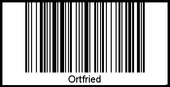 Ortfried als Barcode und QR-Code