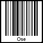 Barcode-Grafik von Ose