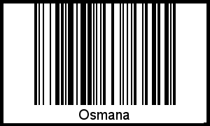 Barcode-Foto von Osmana