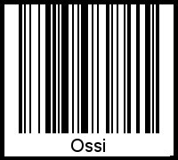 Barcode-Foto von Ossi