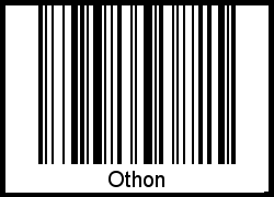 Interpretation von Othon als Barcode