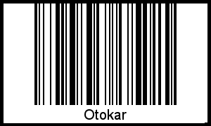 Otokar als Barcode und QR-Code