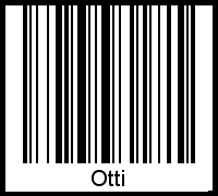 Barcode-Foto von Otti