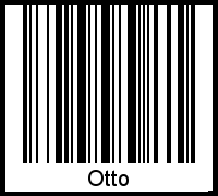 Interpretation von Otto als Barcode