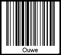 Ouwe als Barcode und QR-Code