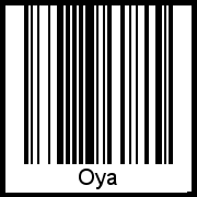 Interpretation von Oya als Barcode