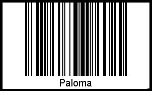 Barcode-Foto von Paloma
