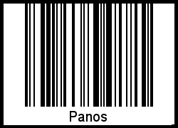 Panos als Barcode und QR-Code
