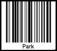 Barcode-Grafik von Park