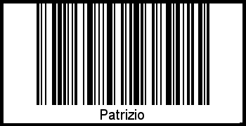 Interpretation von Patrizio als Barcode