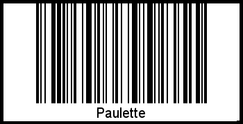Barcode-Grafik von Paulette