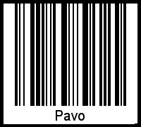 Barcode-Foto von Pavo