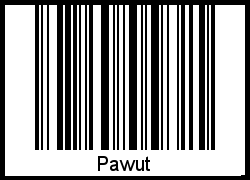 Pawut als Barcode und QR-Code