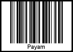 Barcode-Foto von Payam