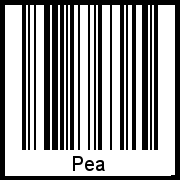 Barcode-Grafik von Pea