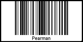 Der Voname Pearman als Barcode und QR-Code