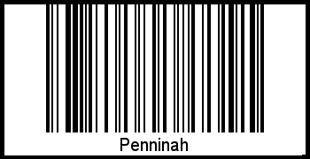 Interpretation von Penninah als Barcode