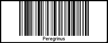 Peregrinus als Barcode und QR-Code