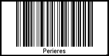 Perieres als Barcode und QR-Code