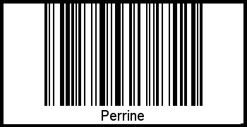 Interpretation von Perrine als Barcode