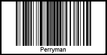 Interpretation von Perryman als Barcode