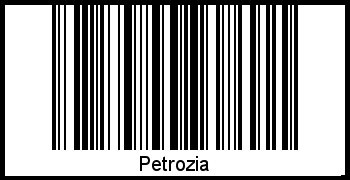 Interpretation von Petrozia als Barcode