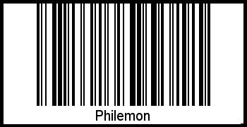 Der Voname Philemon als Barcode und QR-Code