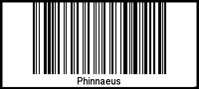 Phinnaeus als Barcode und QR-Code