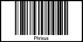 Barcode-Grafik von Phrixus