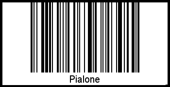 Barcode-Grafik von Pialone