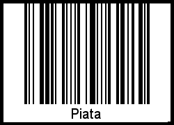 Barcode-Grafik von Piata