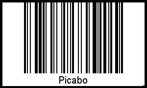 Barcode des Vornamen Picabo