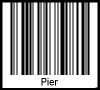 Barcode-Foto von Pier