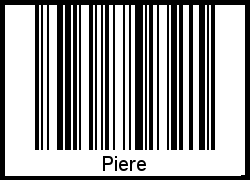 Barcode-Grafik von Piere
