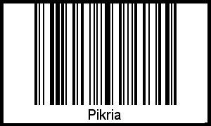 Barcode-Grafik von Pikria