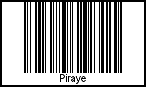 Barcode-Grafik von Piraye