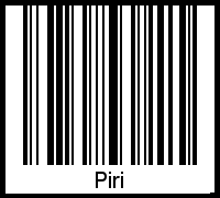 Barcode-Grafik von Piri